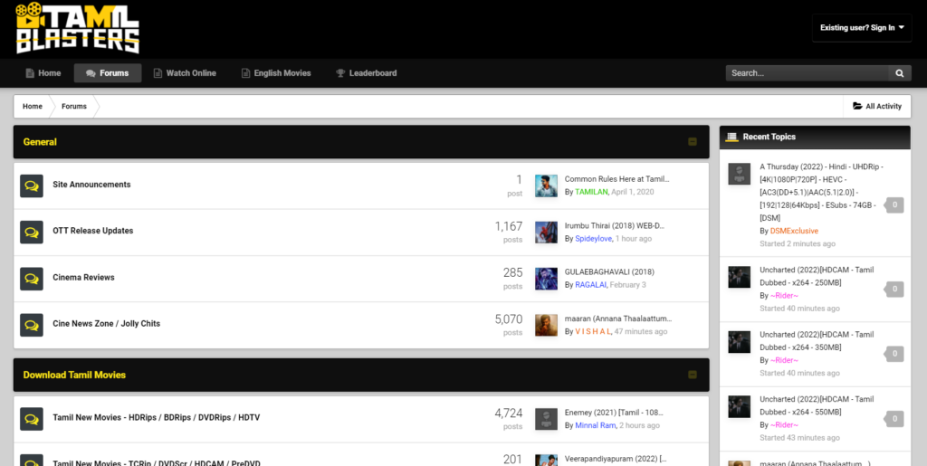 Tamilblasters 2022: Download Top Free Tamil, Kannada, Telugu Movies